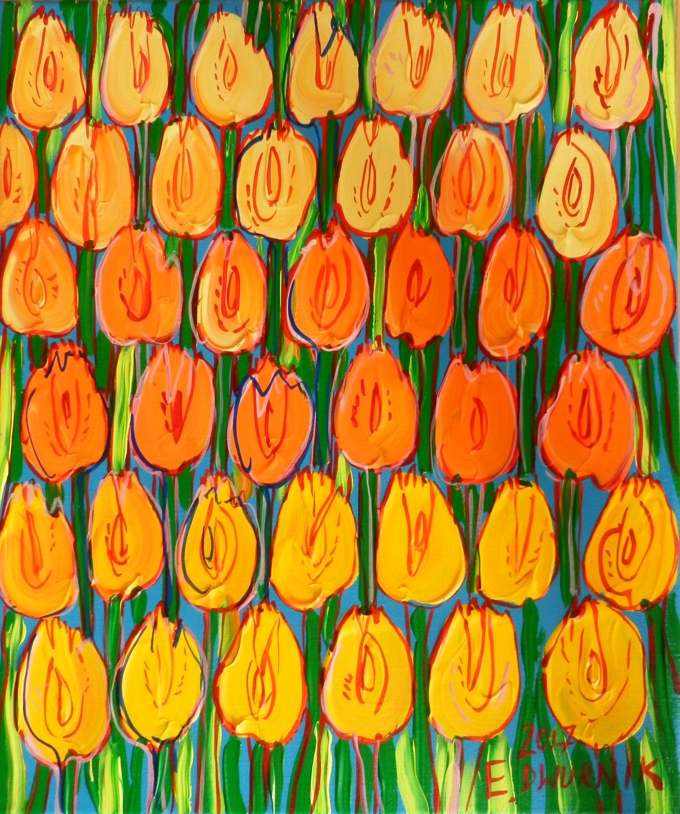Żółte tulipany