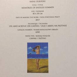 Memories of Endless Summer / olej i akryl na płótnie