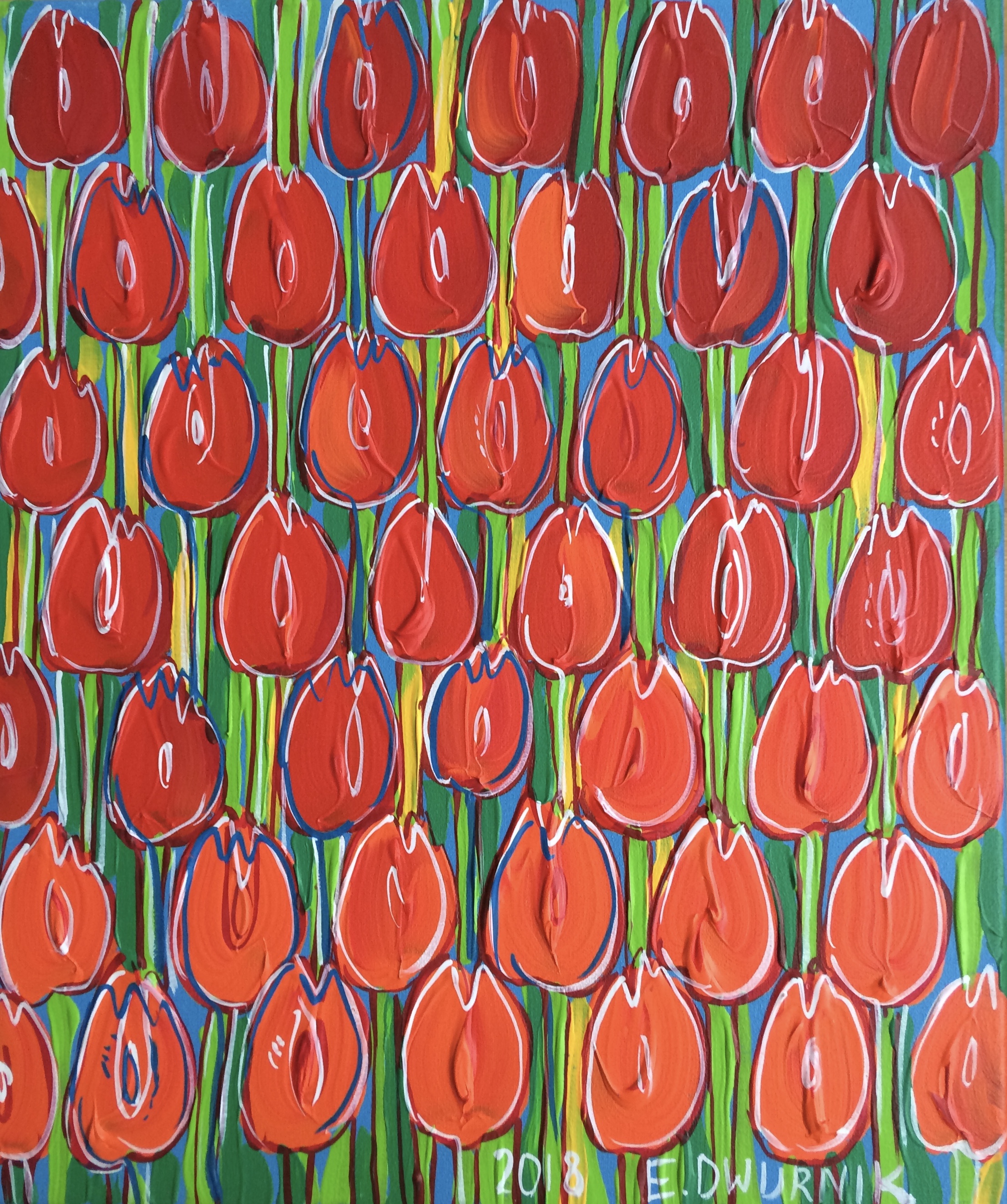 Czerwone tulipany