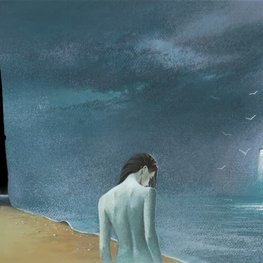 On the beach