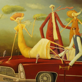 Czerwony cadillac