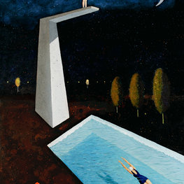 Night at the pool
