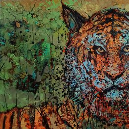 Tiger impression