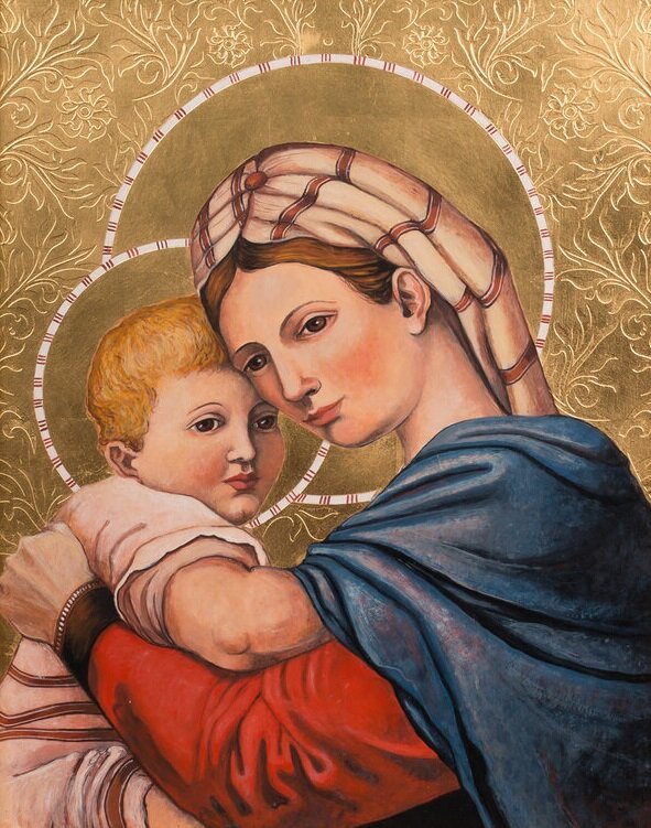 Madonna z Dzieciątkiem wg Sassoferrato