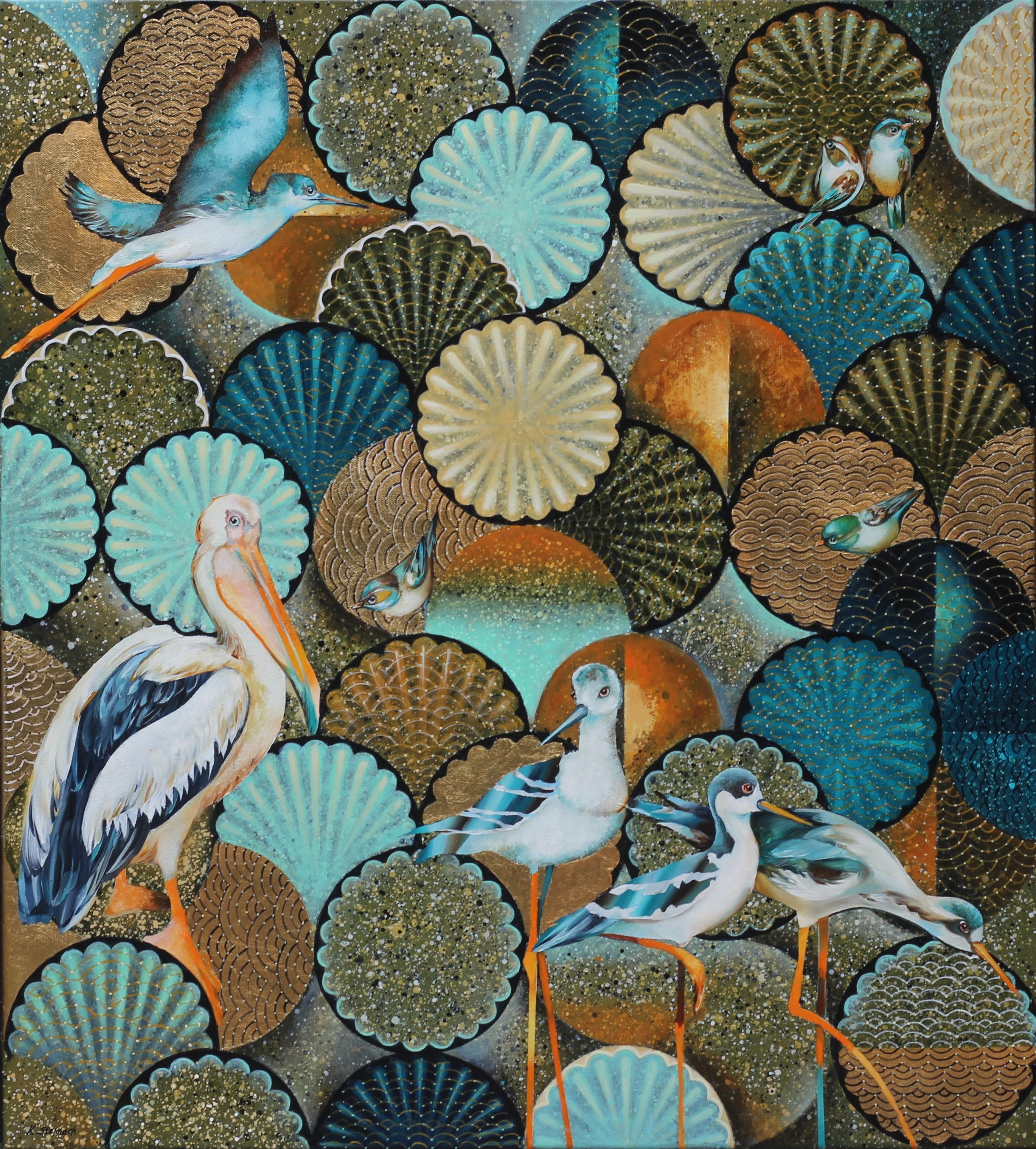 Ornament XII. Pelikan