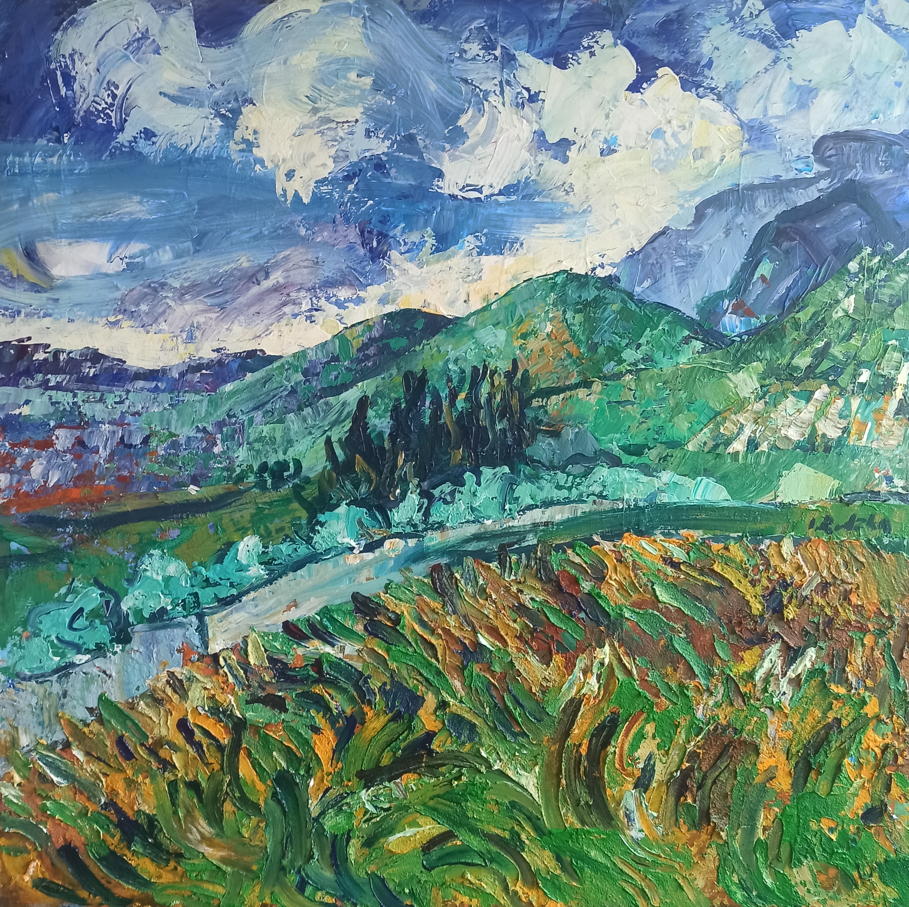 Moj Van Gogh - łąki i góry