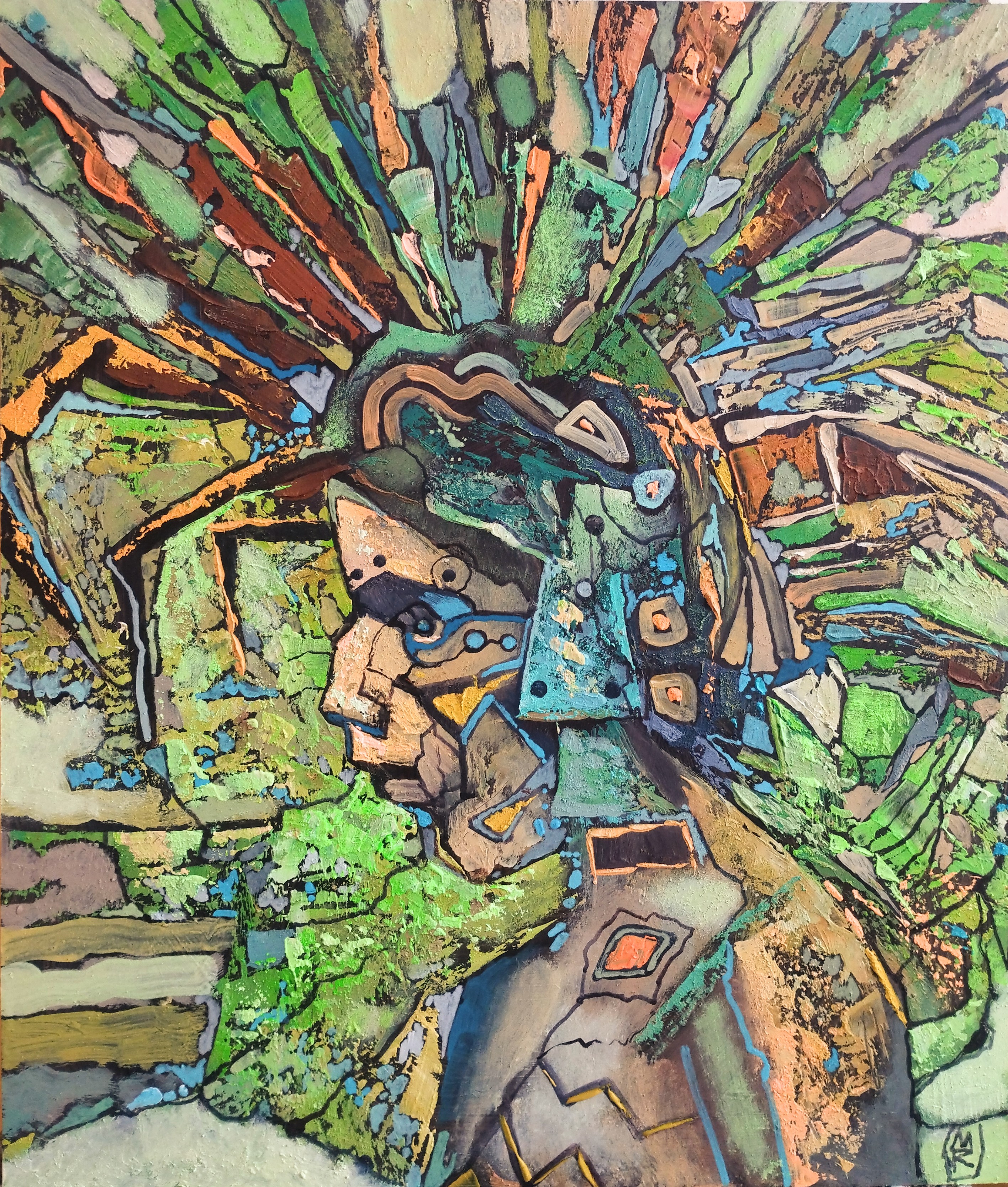 Mayan warrior 