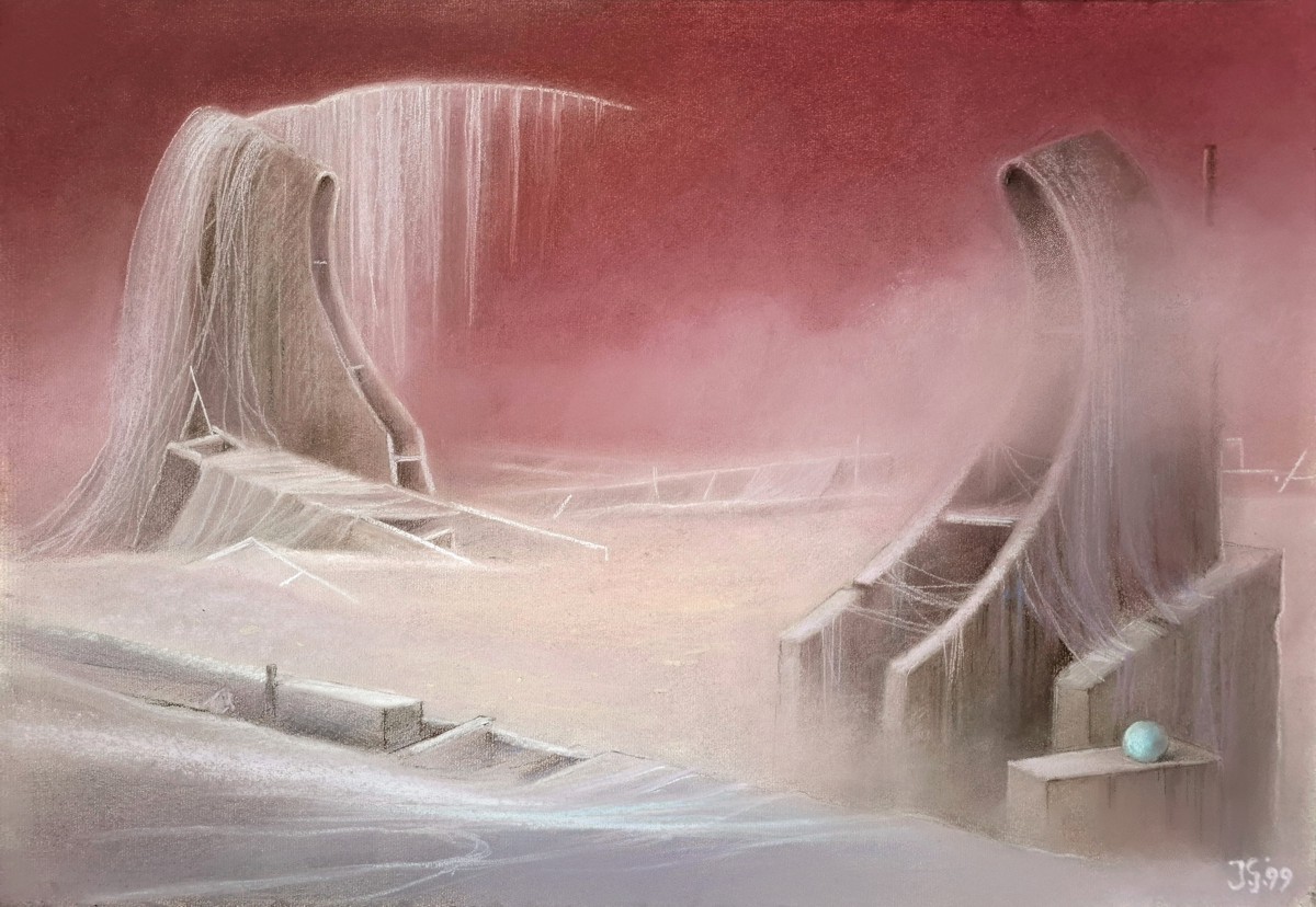 Landscape in red 