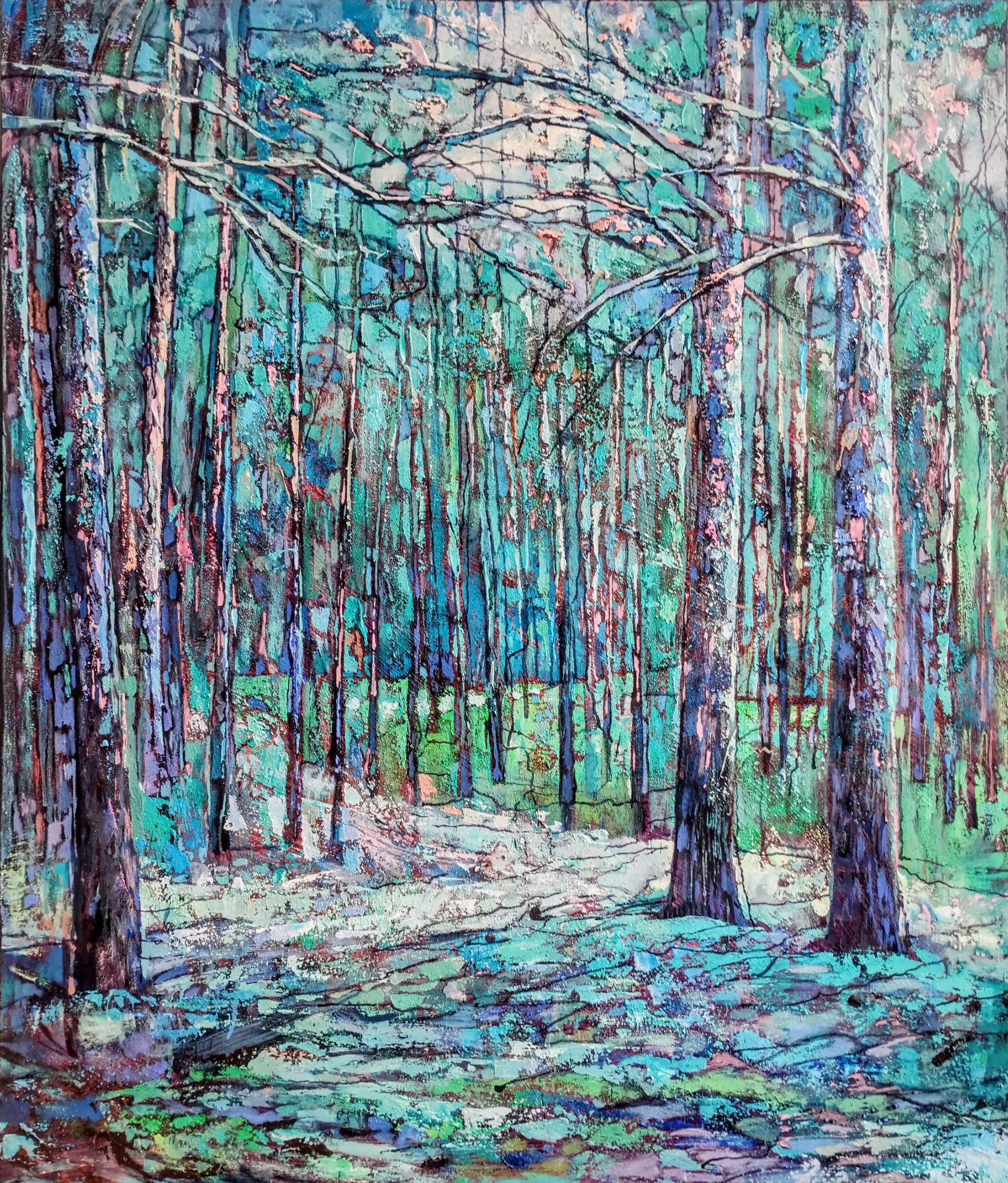 In the turquoise forest