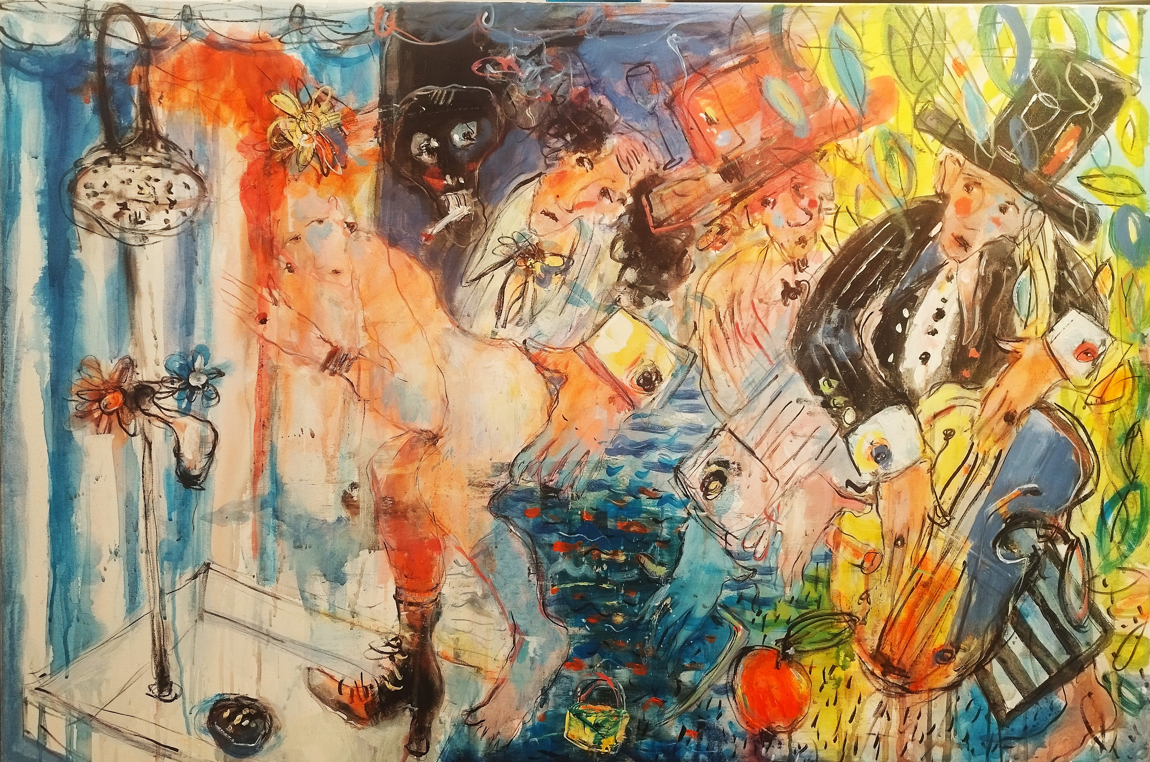 Starcy i Zuzanna w kąpieli