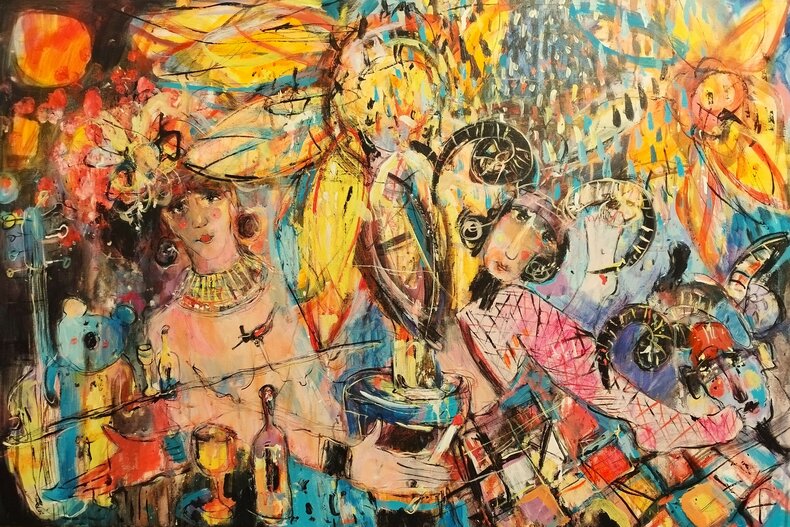 Wenus w kwiatach z faunami