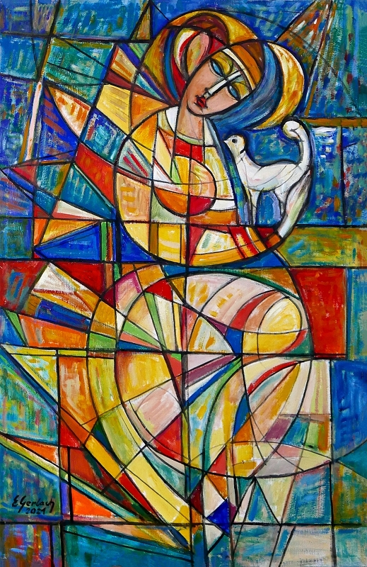 Księżycowa dama z łasiczką